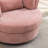 Achorn 42" W Recessed Arm Slipcovered Swivel Barrel Chair-1613166988
