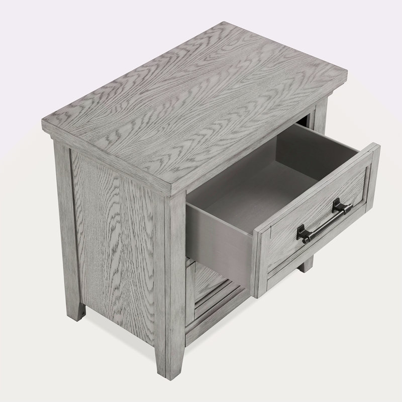 Table de chevet à deux tiroirs 1Pc