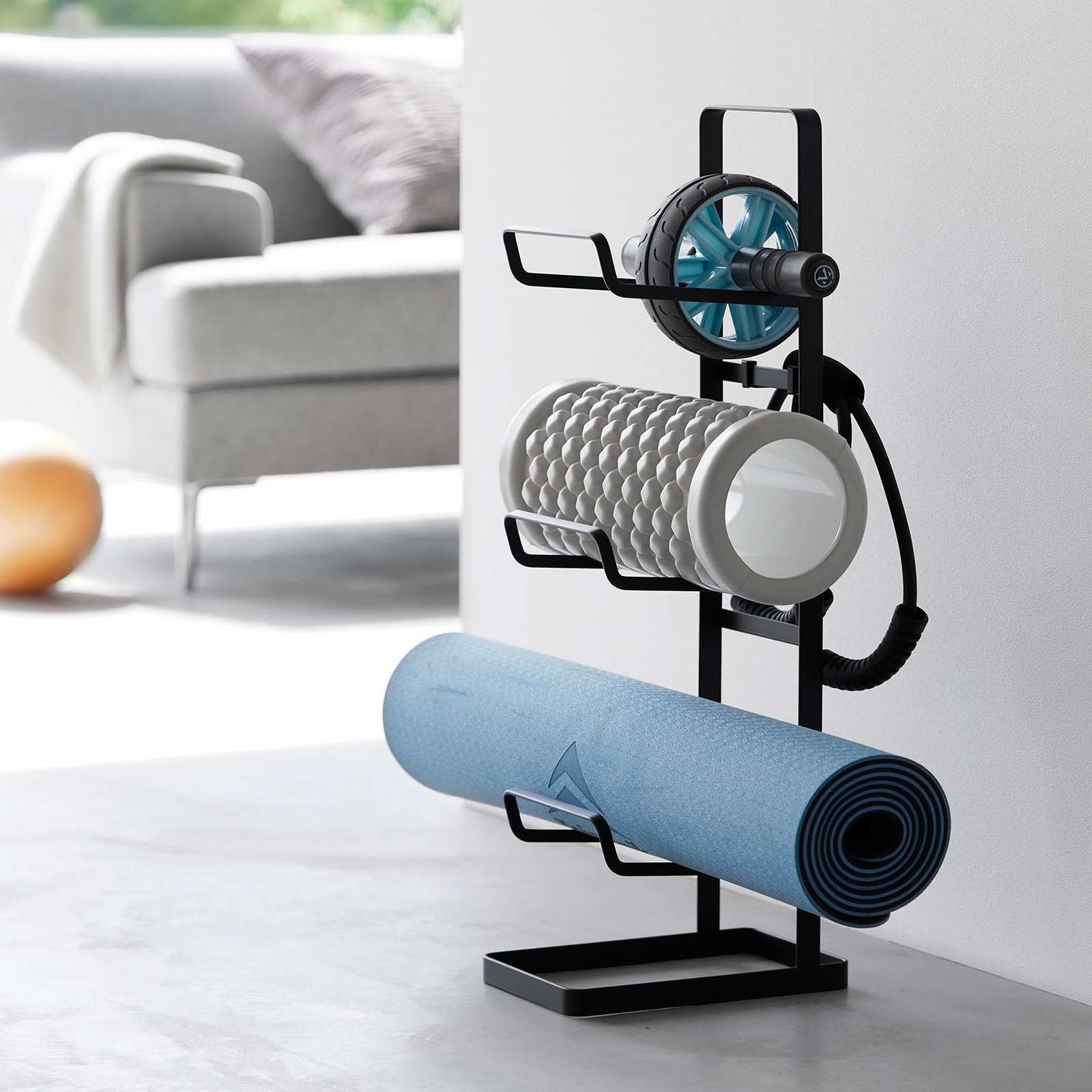 Yamazaki Home Fitness Equipment Storage Rack, Steel | Wayfair