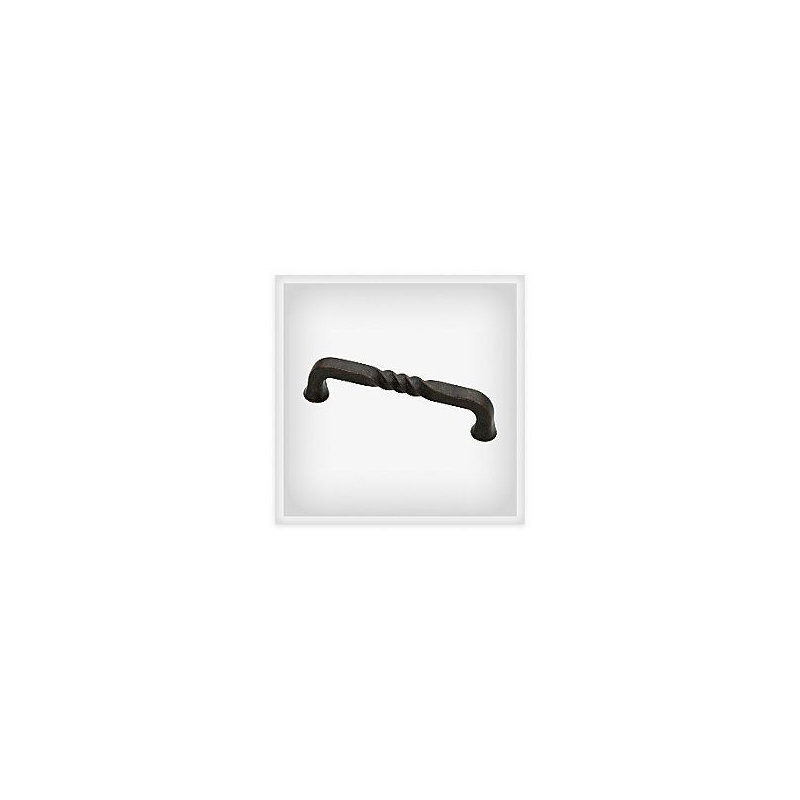3-3/4" Bosetti Marella Gold Enamel Rigid Pull Polished Nickel