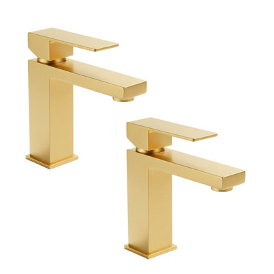 Modern Single Handle Bathroom Faucet(Set of 2)