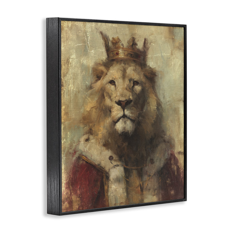 Estampe royale Sgal Regal, giclée par Svetlana Aleynikova, H 14 po x l 11 po, Giclée noire de minuit encadrée