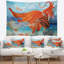 Vent souffle toute la tapisserie Abstract-28502666