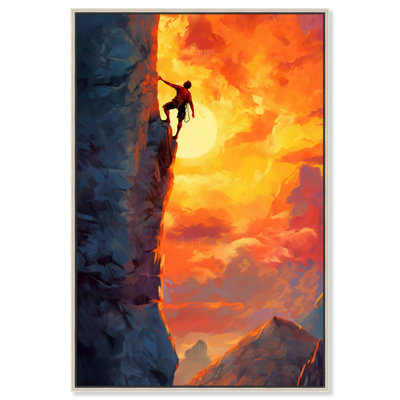 «Mountain Climber Canvas Mancave» par Art Remedy