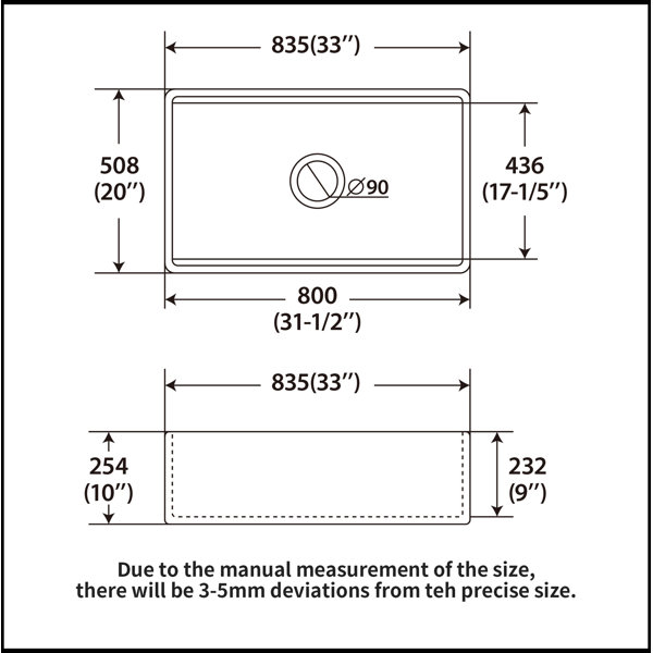 Dimensions du produit