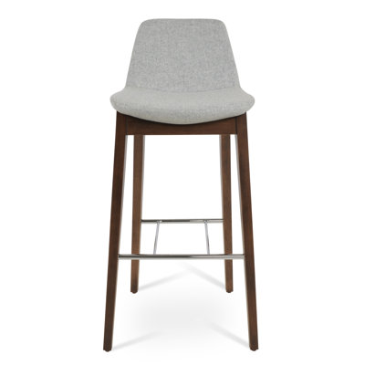 Pera HB Wood Bar Stool in Wool by sohoConcept