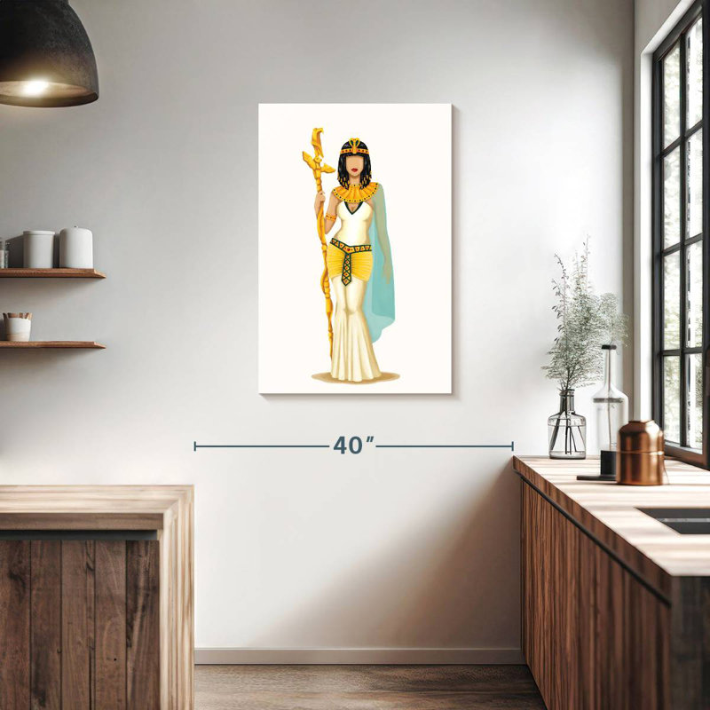 Conception Cléopâtre, H 36 po x l 24 po