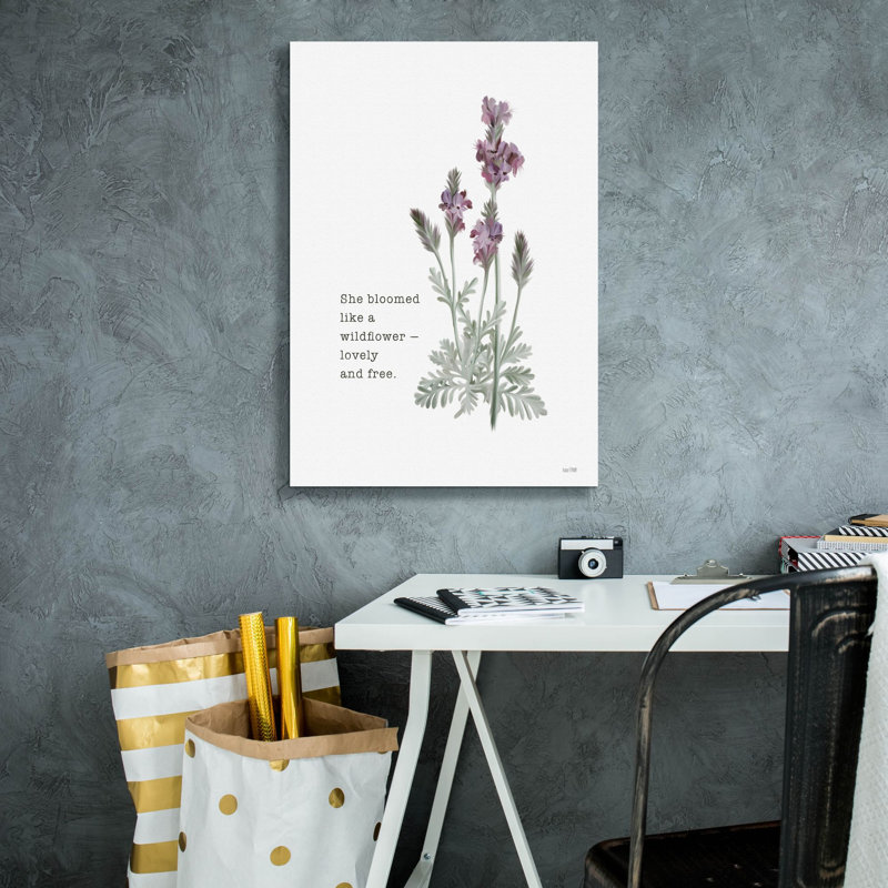 «Lovely and Free» par House Fenway, estampe numérique sur toile, H 26 po x l 18 po x P 0,75 po