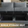 Modern Middle Seat Module For Modular Sofa Customizable Sectional Sofa