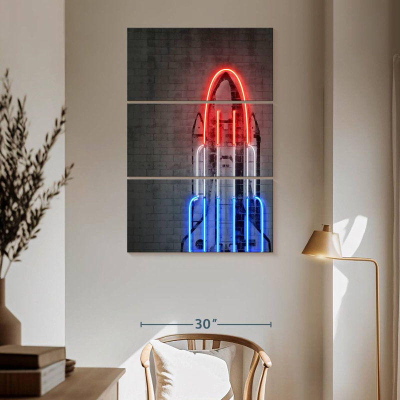 Oberle Rocket Agenda, 65" H x 42" W
