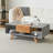 Pedestal 43" W Rectangular Coffee Table with Two Storage Drawers