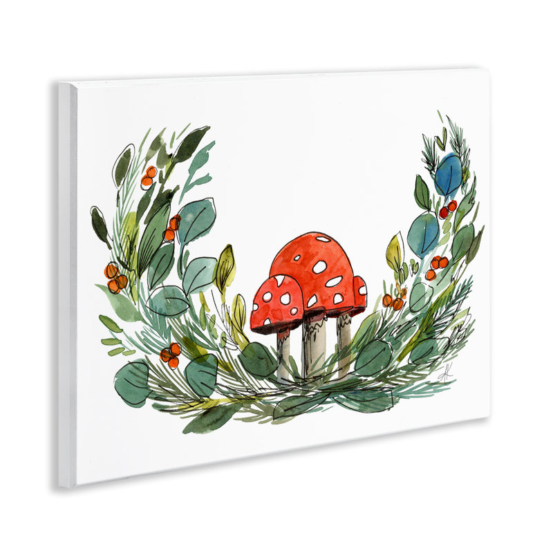 Art mural sur champignon et légumes par Alexandria Gilbert Kincaid