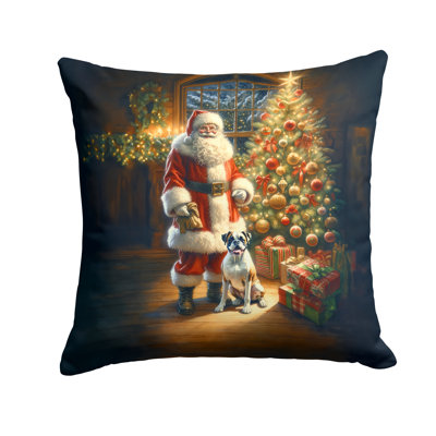 Coussin Boxer and Santa Claus