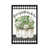 Toile encadrée de bois rustique foncé
