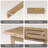 79" Dining Table for 6-8 People, Farmhouse Long Kitchen Table