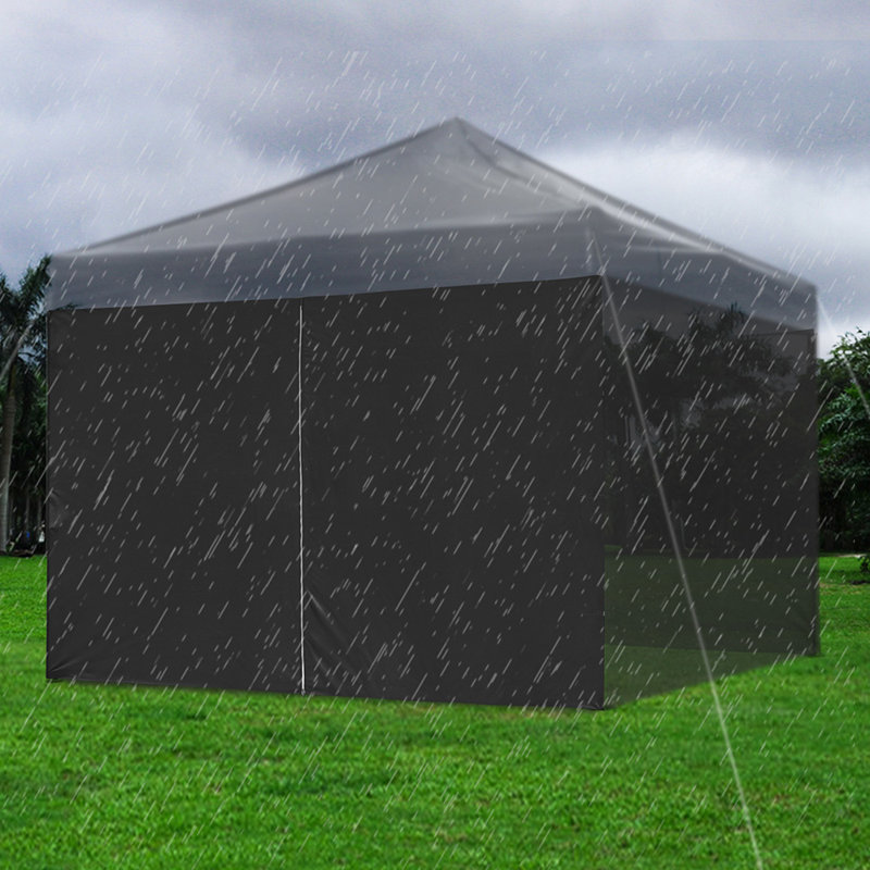 InstaHibit Universal Sidewall Zipper UV30+ Fits 10x10ft Canopy Picnic 1 Piece Purple, Purple, 114.96" H x 78.74" W x 0.39" D