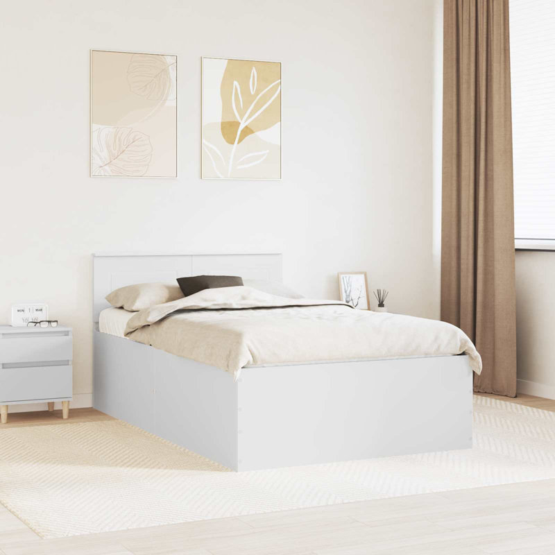 Bed, Small Double (4'), White