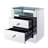 Airabelle 2 - Drawer Mirrored Nightstand