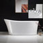 Combinaison de baignoire et robinet de vidange autoportante en acrylique trempé réversible 59 po. X 30 po. Forage nécessaire-100864731