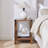 Farmhouse Nightstands with Storage Shelf, Rustic Nightstand, A-Design Side Tables for Living Room, Bedroom, Apartment-335508368