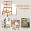 Nolin Light Brown 2 - Step Kitchen Tower