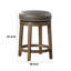 Tabouret pivotant et court en bois massif Hassanah-160697596-177031230