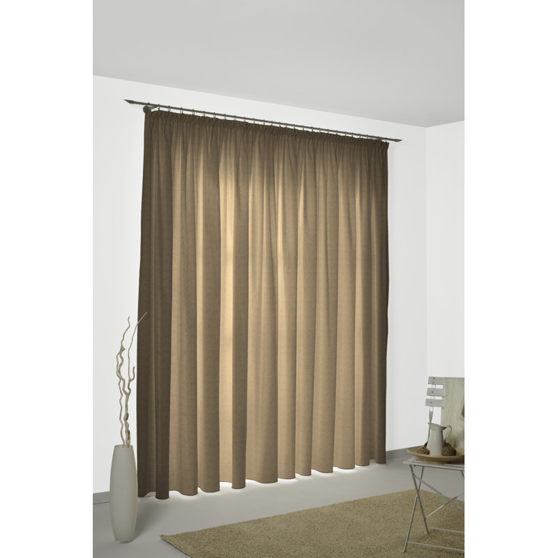 Vasilos Room Darkening Single Curtain Panel, 145cm H x 132cm W