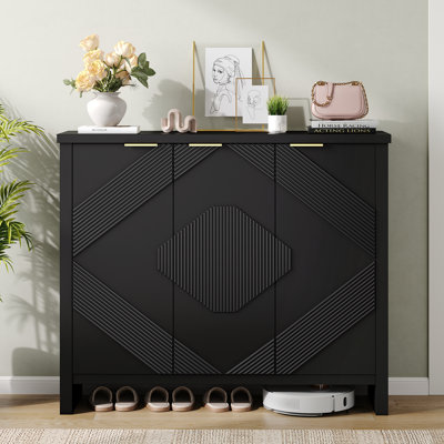 Armoire de rangement pour chaussures 30 paires avec tablettes réglables
