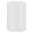 34.75 In. X 72 In Frameless Neo-Angle Pivot Shower Door In Matte White-118661371