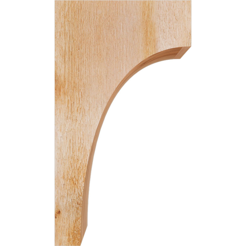 Huntington Corbel, H 18 po x l 4 po x P 10 po, Sciage brut, Cèdre rouge