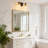 2-Light Hammered Glass Vanity Light