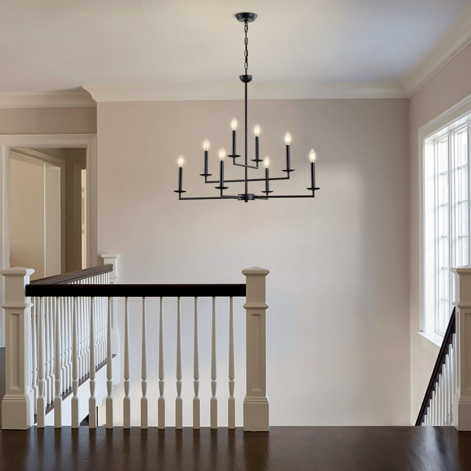 Gracie Oaks Evanjames 8 Light Classic / Traditional Chandelier