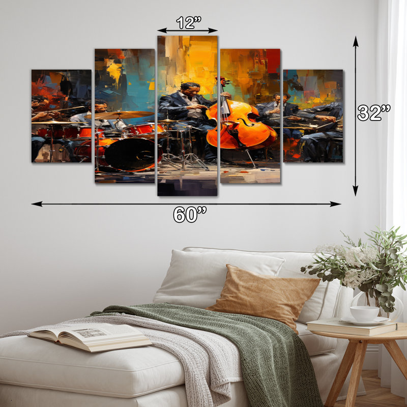 Traditional Entertainment Wall Decor on Metal