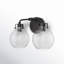 Byrne 2 Light Seeded Dimmable Vanity Light-959878637