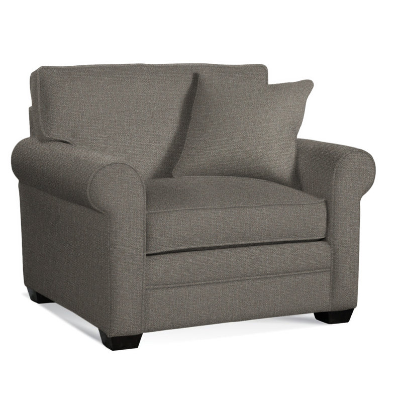 Chaise avec accoudoirs Bedford, Noir, noir, noir, noir, Brown Geometric, 0456-33
