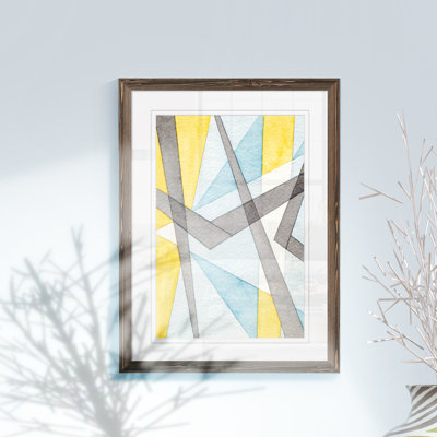 Reproduction d’art sur toile encadrée « convergation angles i » par paul cezanne
