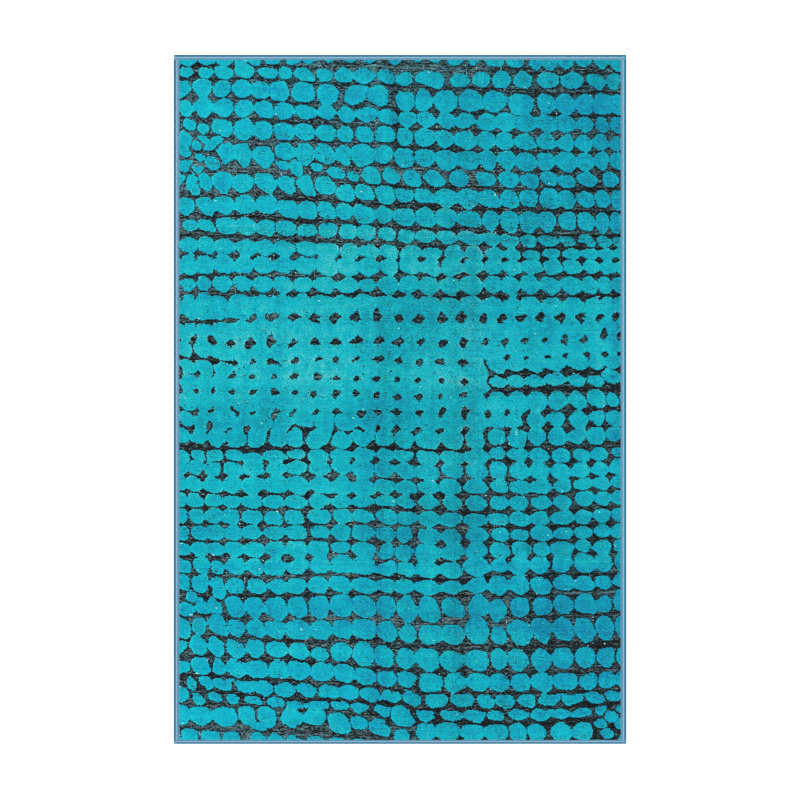Tapis abstrait moderne 4394, Rectangle 4 pi x 6 pi