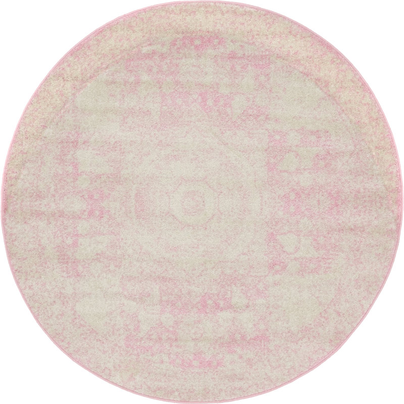 Geometric Area Rug, Round 152cm