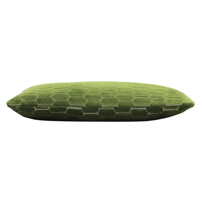 Geometric Rectangular Cushion, Fern