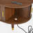 Coffee Table With Charging Station,Sliding Tambour Door & Storage-1705520982