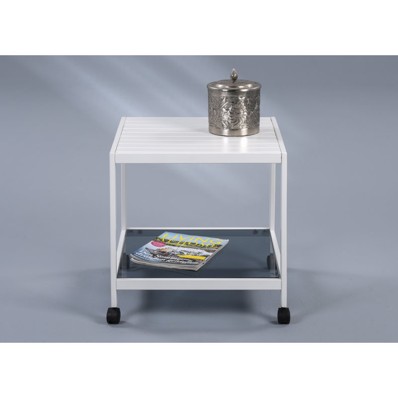 Kralovetz End Table, White