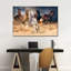 Courir sur un cheval, impression sur toile-92279670
