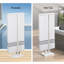 Porte-serviettes de salle de bain autoportant KES H 37 po de hauteur égale avec base en marbre pour grande serviette de bain KES, finition brossée-93425365