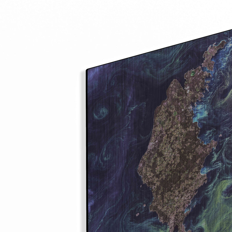 «Earth As Art Van Gogh From Space» par la NASA Earth As Art, H 12 po x l 12 po
