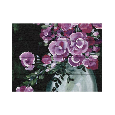 Yvette St. Amant Botanical Elegance II Wood Slat Art