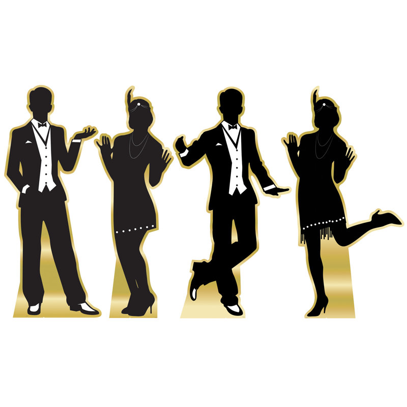 «Great 20's Dancer Silhouette Stand-Ups»