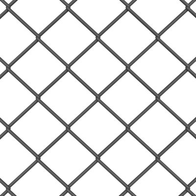 140 cm H x 1000 cm W Steel Border Fencing