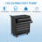 Auto-Lock Metal Rolling Tool Chest - Heavy Duty 6-Drawer Storage Cabinet with Sliding Drawers & Lockable Wheels, Multi-Purpose Garage Organizer Cart (Black)-1996814377