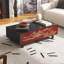 Table basse avec rangement peint français rétro-1675688946