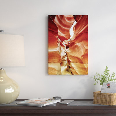 « antilope canyon iii », reproduction de photo sur toile tendue